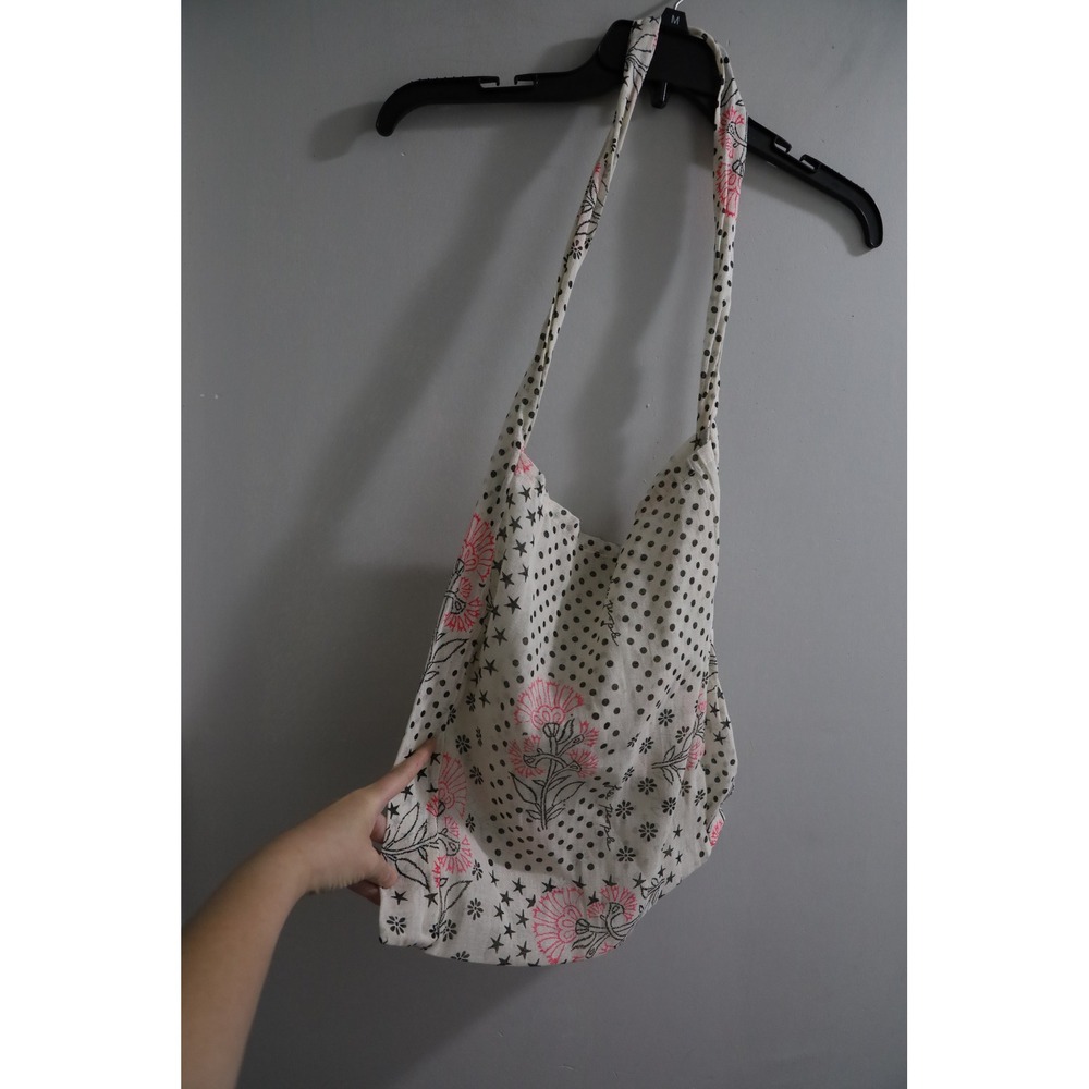 Free People Boho Floral Printβ Reusable Cotton Tote Bag